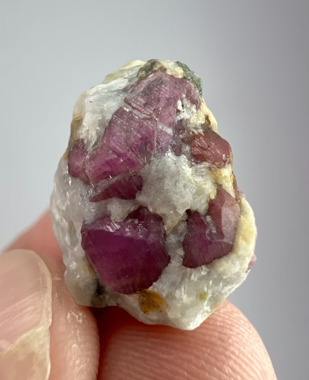 25 CT Ruby Crystals on Matrix from Jegdalek Afghanistan I-3