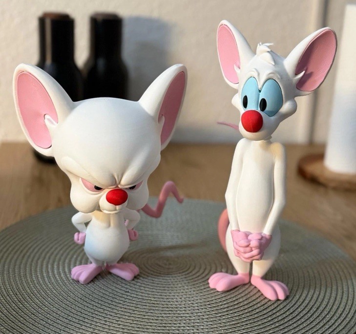 Special Edition 8” Pinky and the Brain - Collectible Figurines