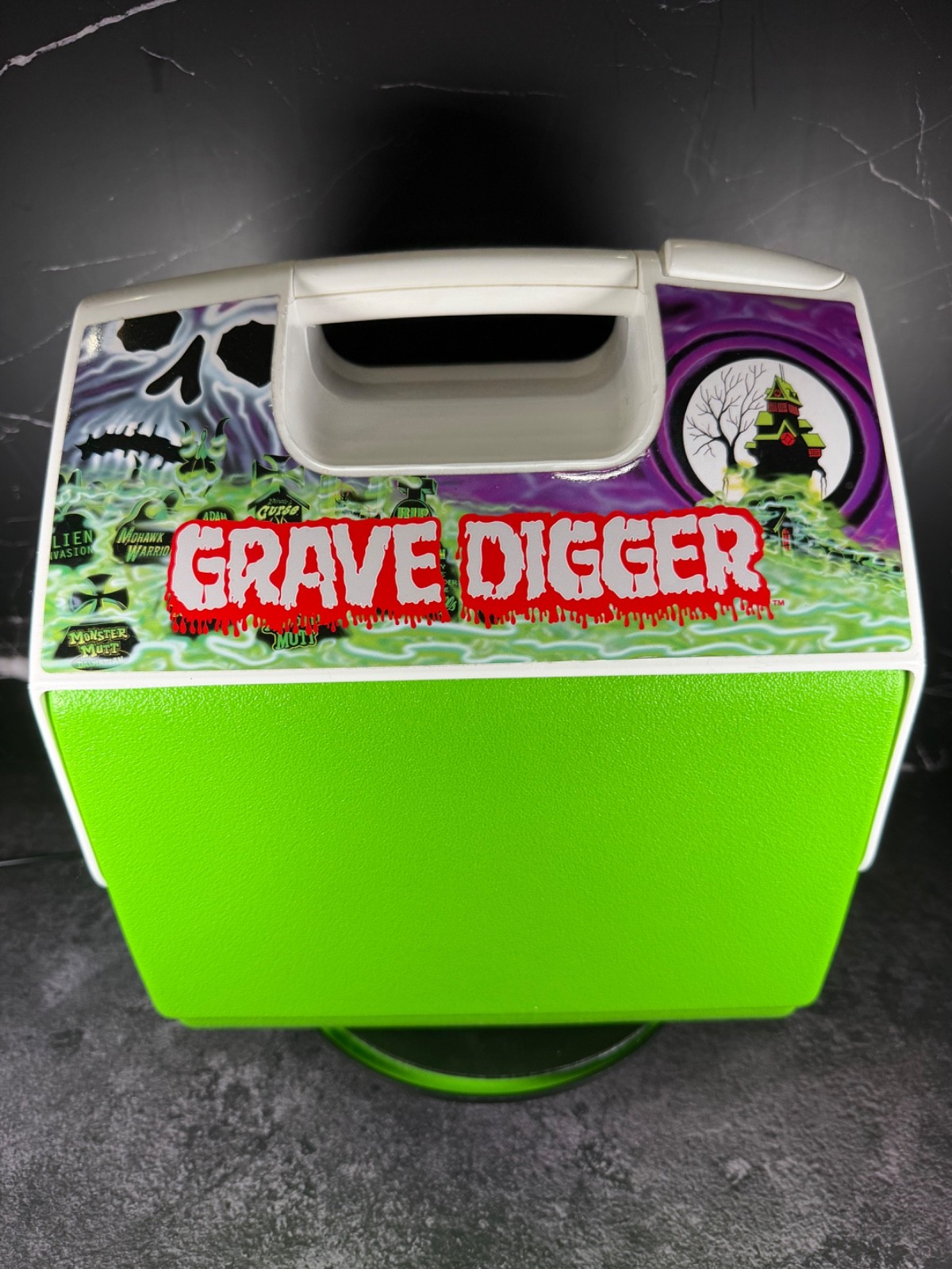 Rare Vintage Grave Digger Lunch Box Cooler
