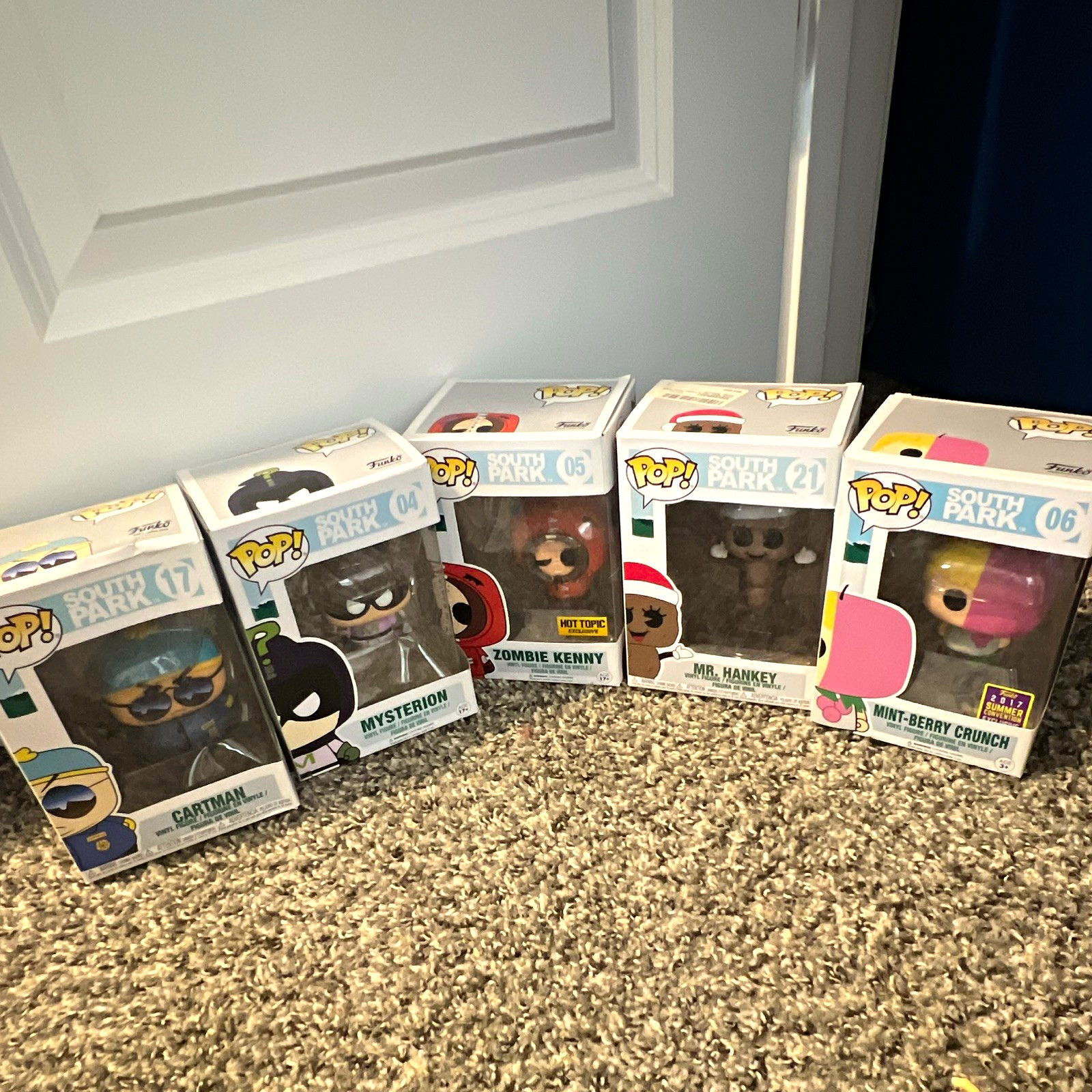 Funko Pop South Park 5-Pack Mixed Lot Vinyl Figures Boxed Hot Topic Exclusive
