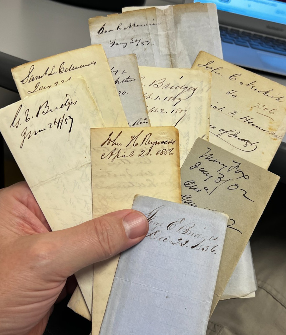 Lot of 9 Handwritten Signed New York Legal Letters from the 1850s