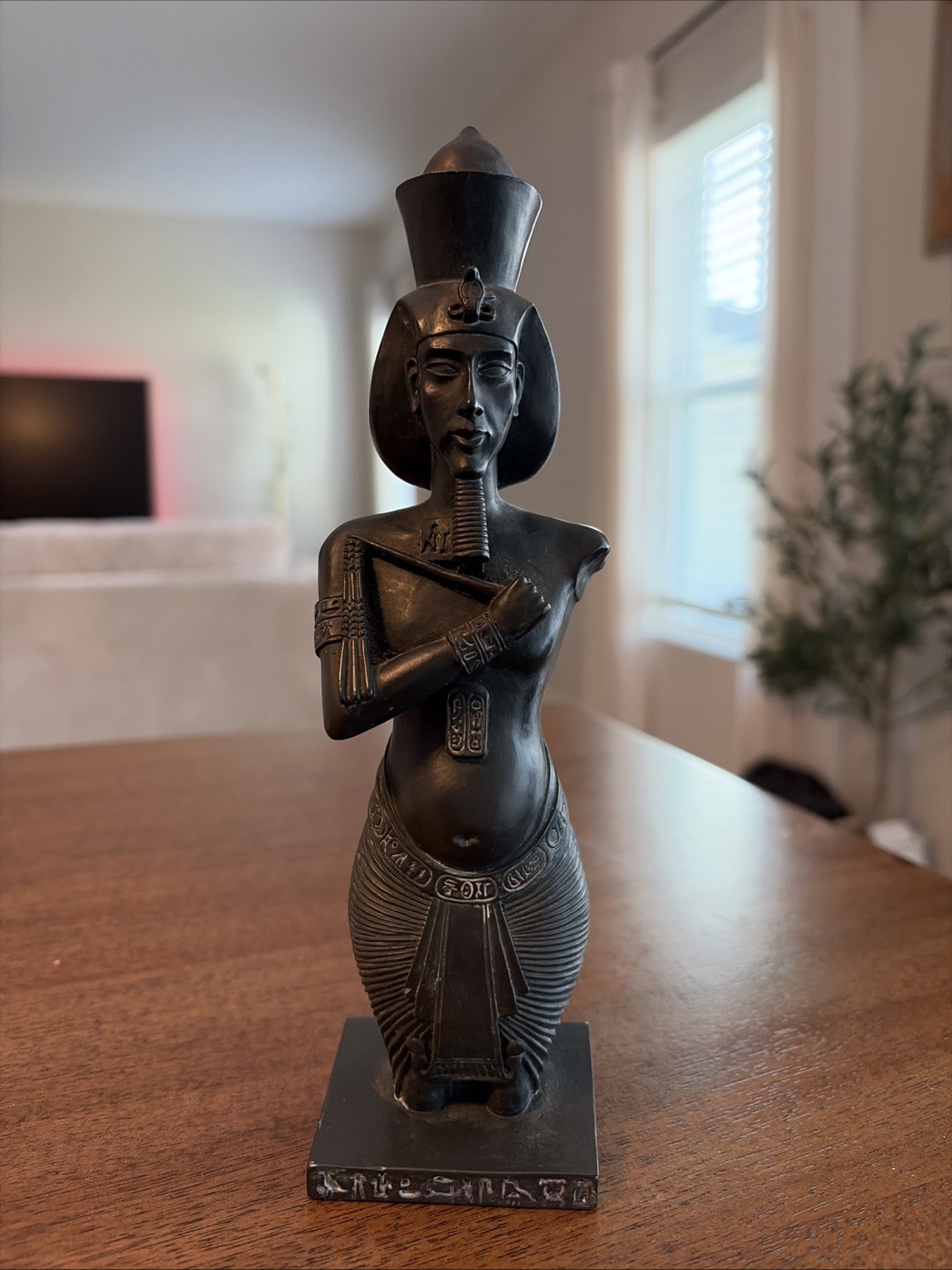 Egyptian Akhenaten Ancient Statue King Bc Rare Antique Antiquities Pharaonic BC