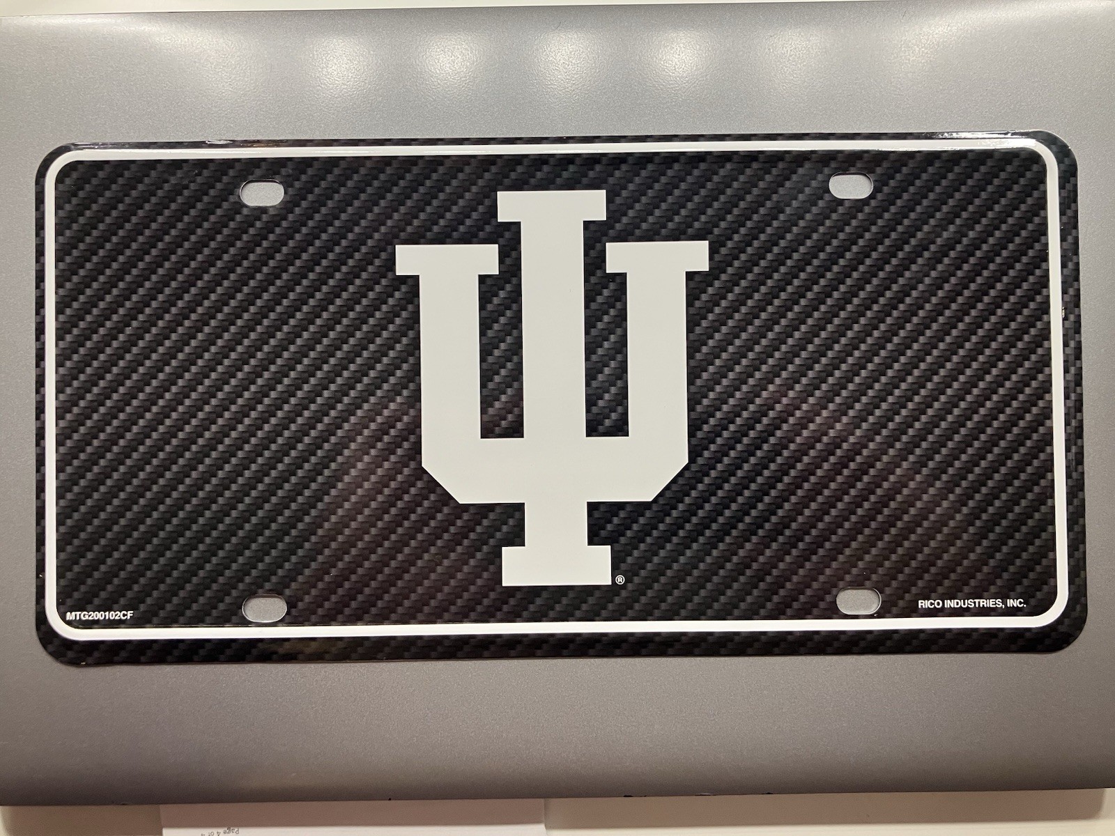 Indiana University Hoosiers Decorative License Plate (New)