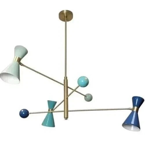 Elegant Modern Sputnik Chandelier Lamp | 3-Light Ceiling Fixture