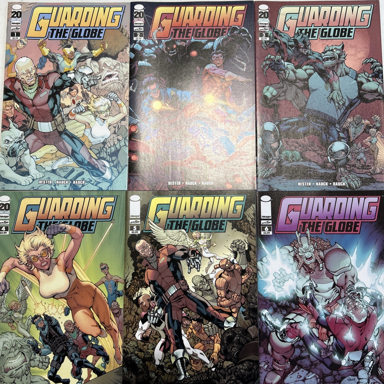 Guarding The Globe Lot 1 2 3 4 5 6 Image Comics 2012