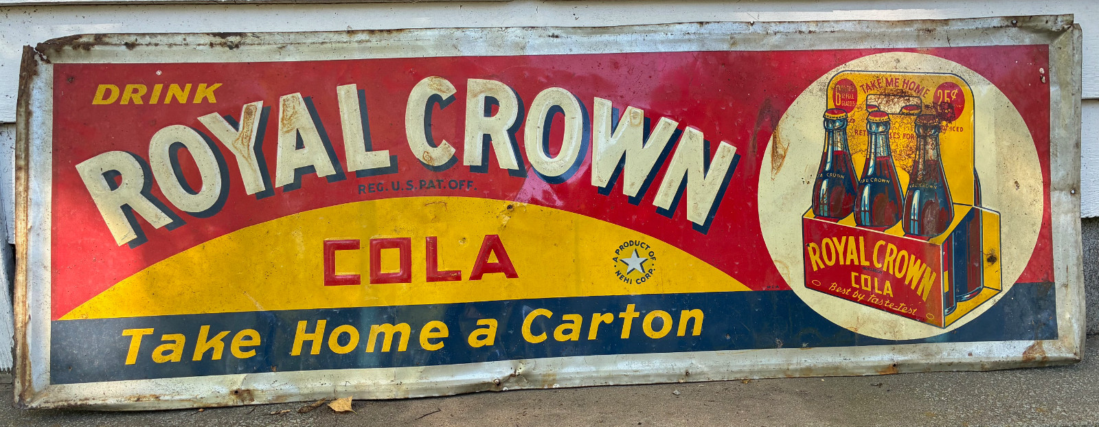 VINTAGE ROYAL CROWN COLA NEHI CORP RC COLA 55