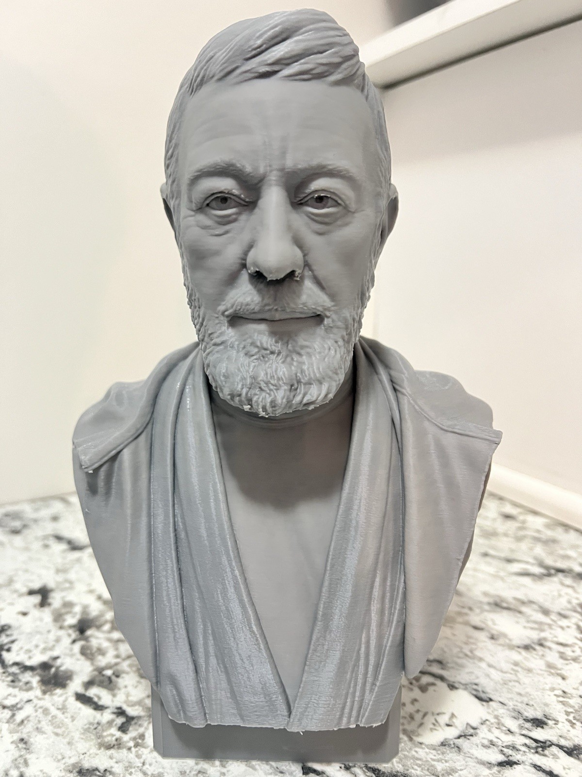 👉 Obi-Wan Kenobi Bust 12” Statue Alec Guinness Star Wars A New Hope 3D Printed