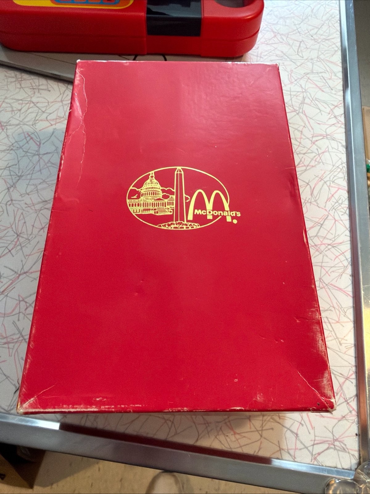 Vtg McDonalds Convention DC Champagne Flutes 10,000th Restaurant Collector Items
