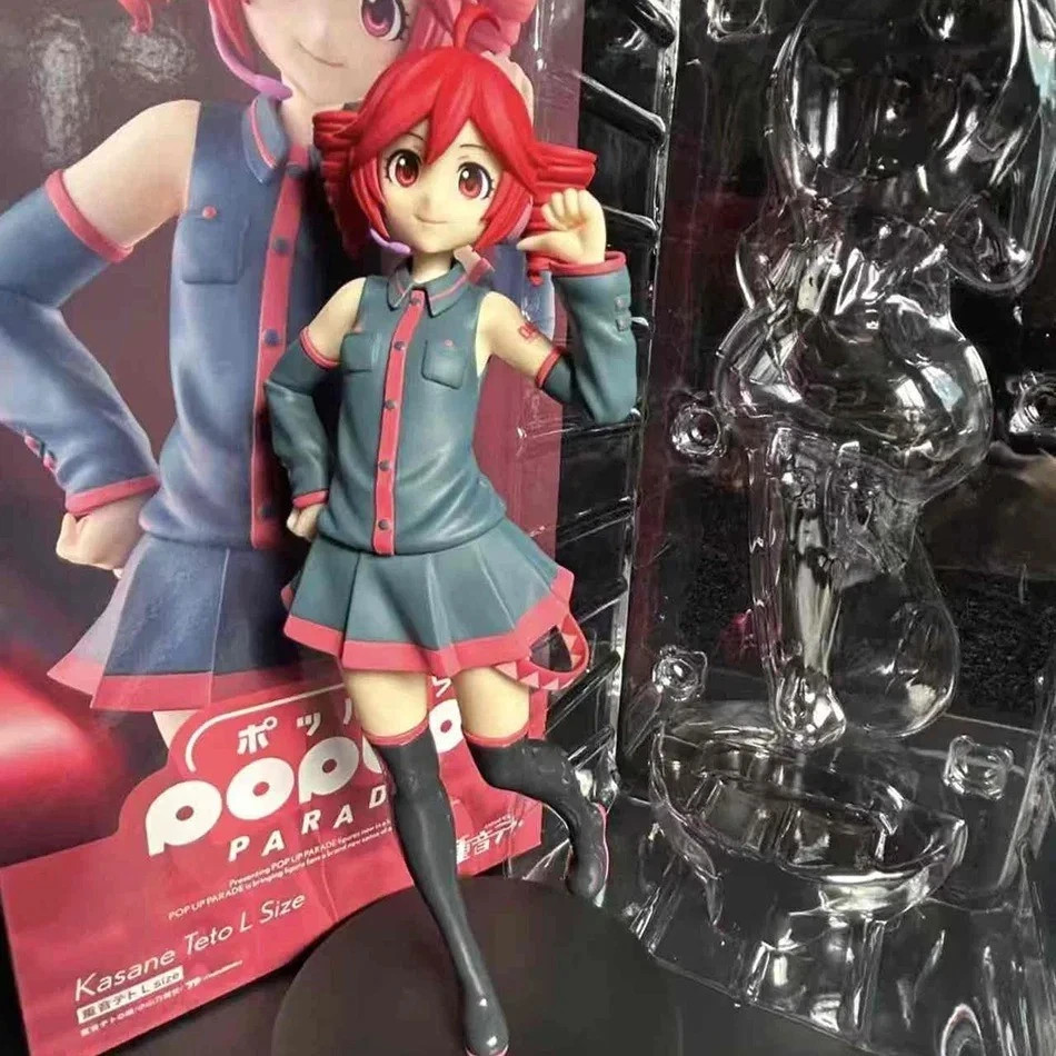 Kasane teto Anime figure Pink dress model action figures toys POP UP PARADE NEW