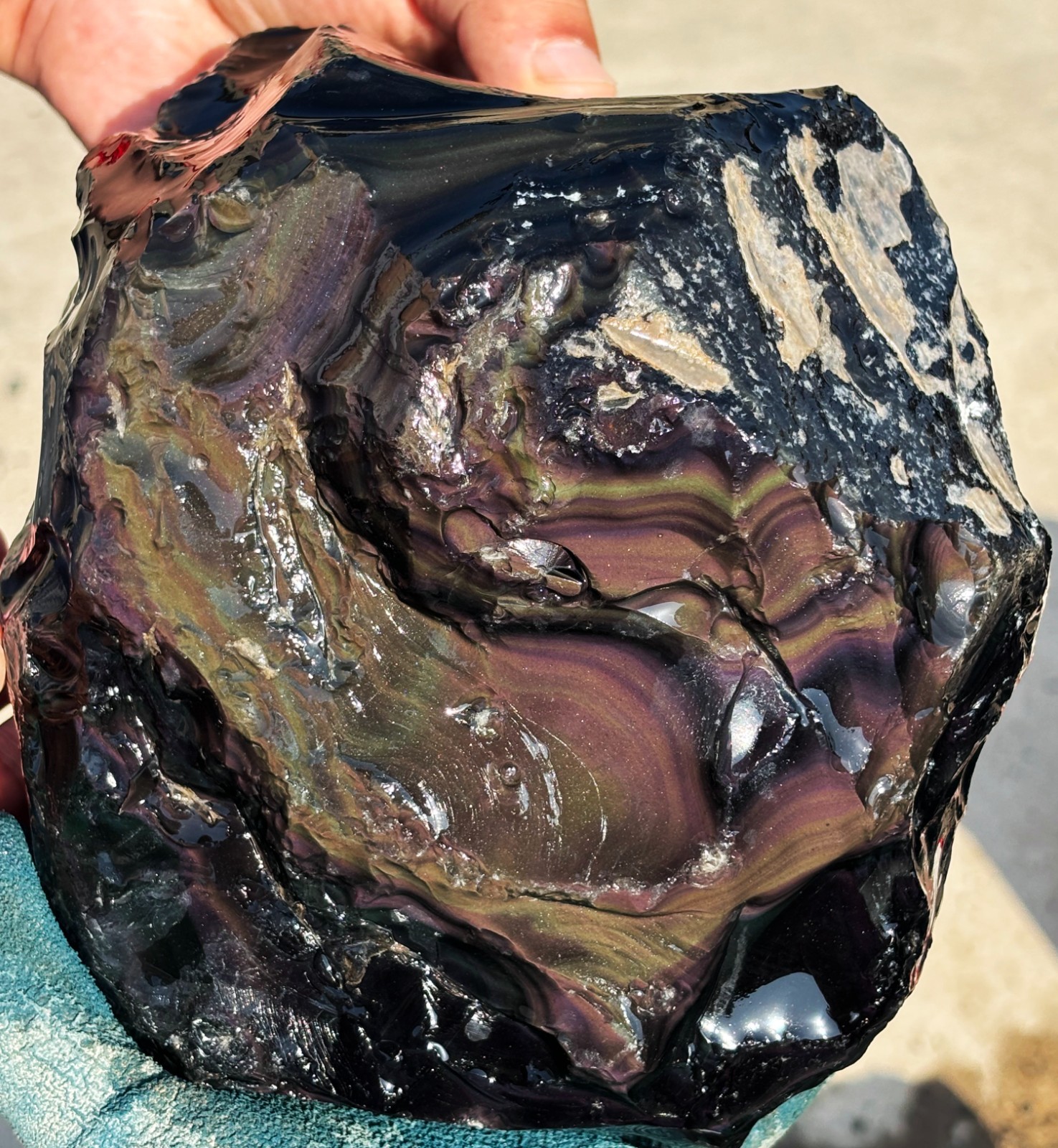 20kg Raw Natural Rainbow Obsidian Rough Reiki Stone Healing