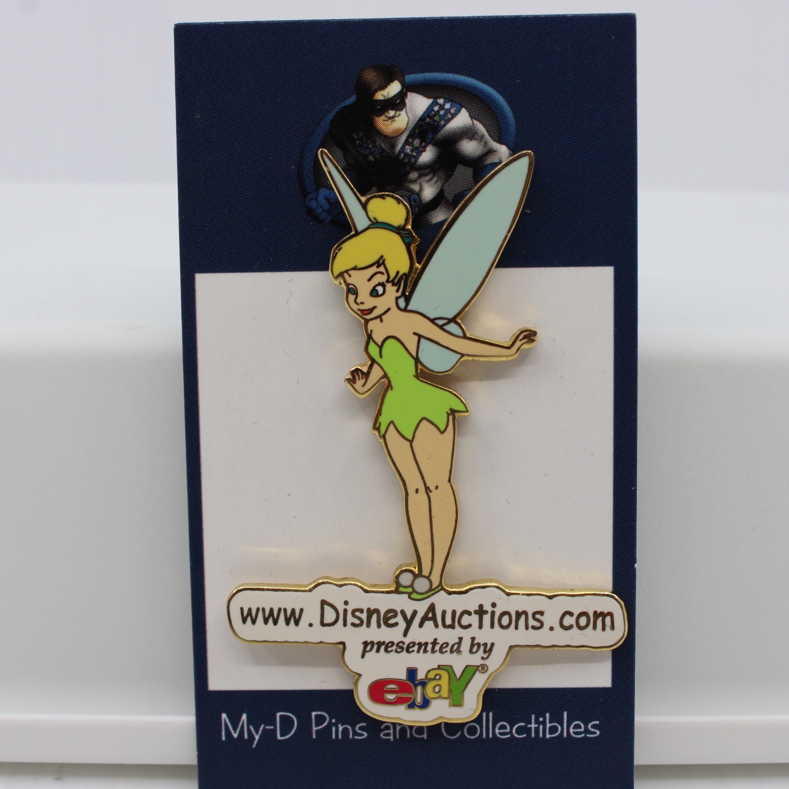 B5 Disney Auctions LE 50 Pin Tinker Bell Standing on Logo GWP