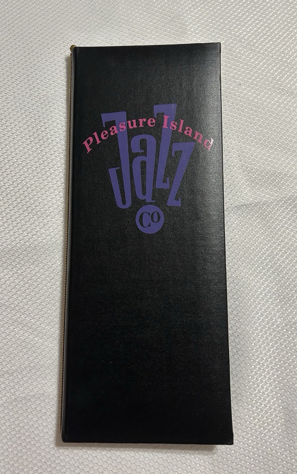 Vintage 2000s Disney Pleasure Island Jazz Company Drink Cocktail Wine Menu Rare