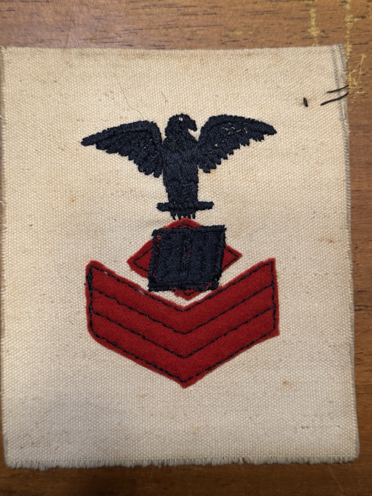 Original 1886-1894 US Navy Printer First Class Rank Insignia
