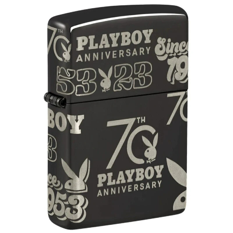 Zippo Playboy 70th Anniversary High Polish Black 48717