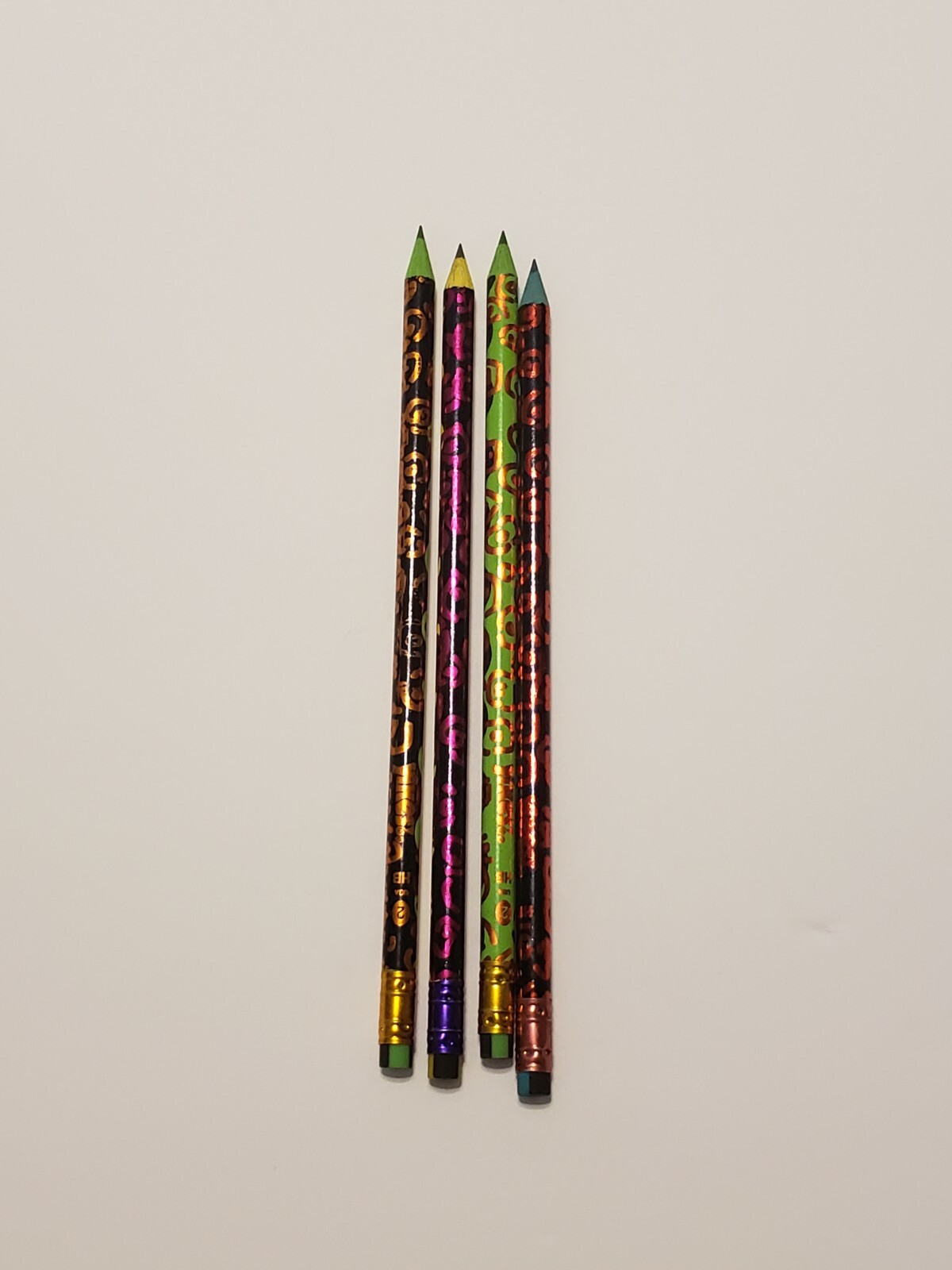 Yikes Collectable HB #2 Black Lead Pencils & Erasers - 'RARE/HTF' Vintage