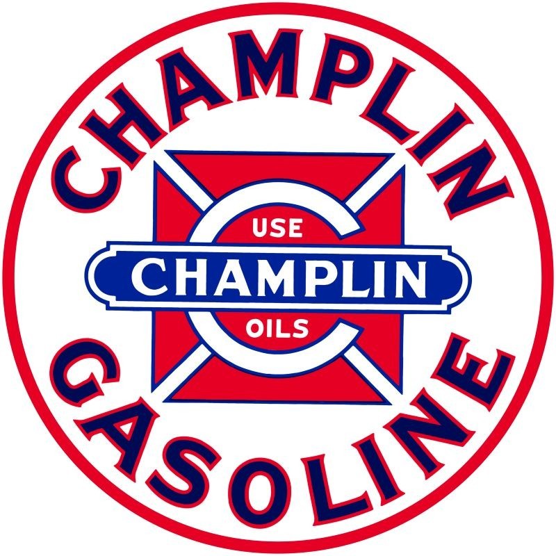 Champlin Gasoline & Motor Oil Gas Station Style NEW METAL SIGN: 12