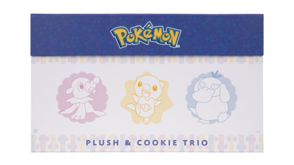 Pokemon Worlds 2026 San Francisco Jazwares 3 Cookies Plush Set