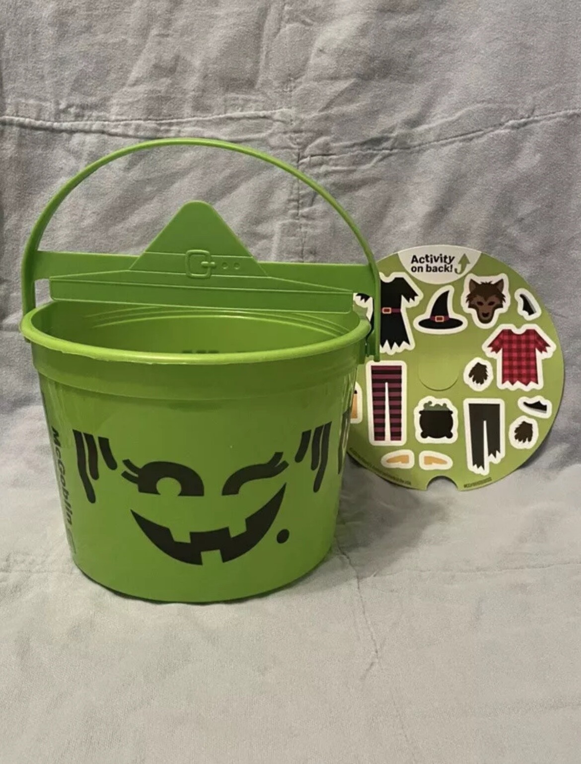 NEW HUGE VOLUME DISCOUNT McDonald's Happy Meal Halloween Boo Bucket Pick a Fav