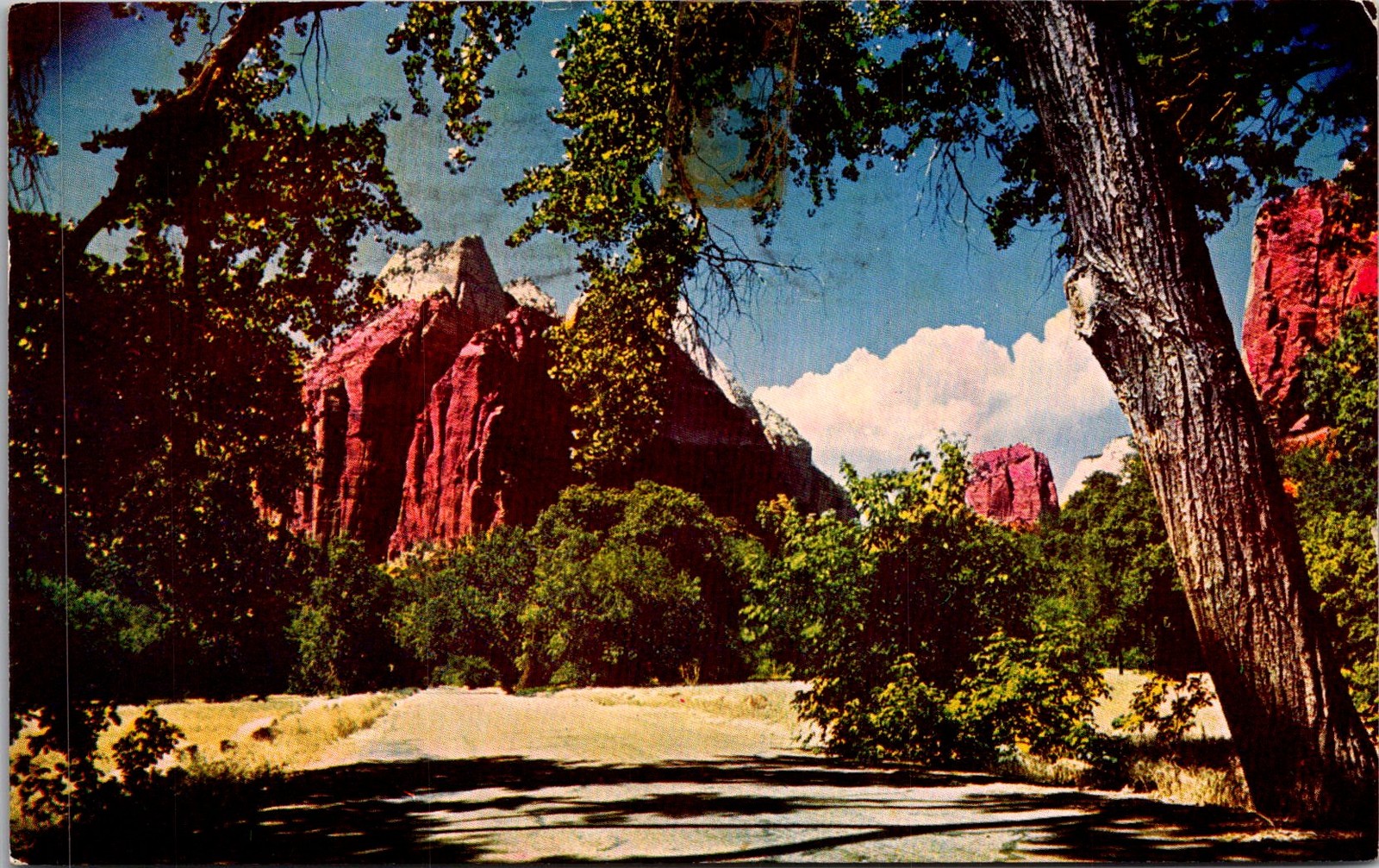 Zion National Park Utah Vintage Postcard 5P18-22