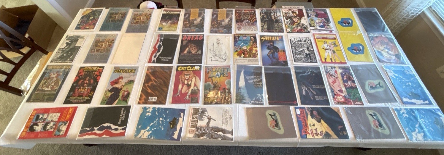 44 Vintage Horror Sci-Fi Fantasy Comics Lot Weird Science Deadface Indie Comics