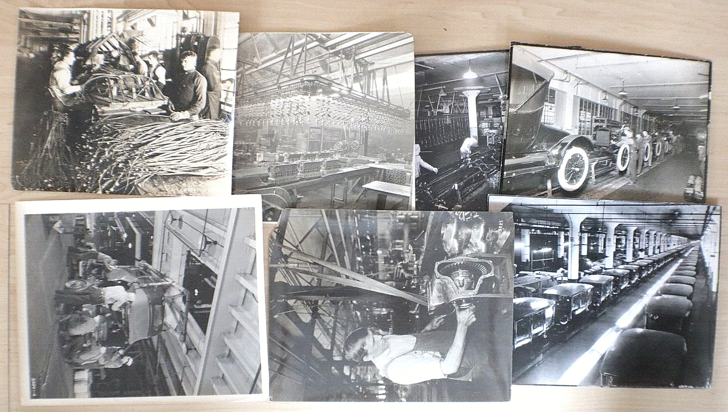 1910s-1920s ford model t assembly line photos vintage 7 included pontiac