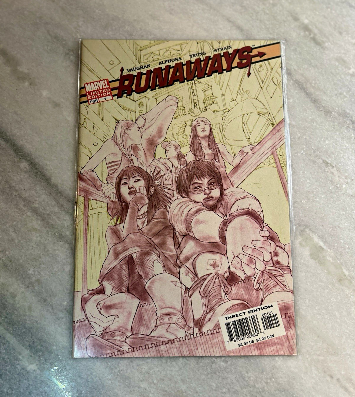 Marvel Runaways #1 2003 Direct Edition 1st Appearance