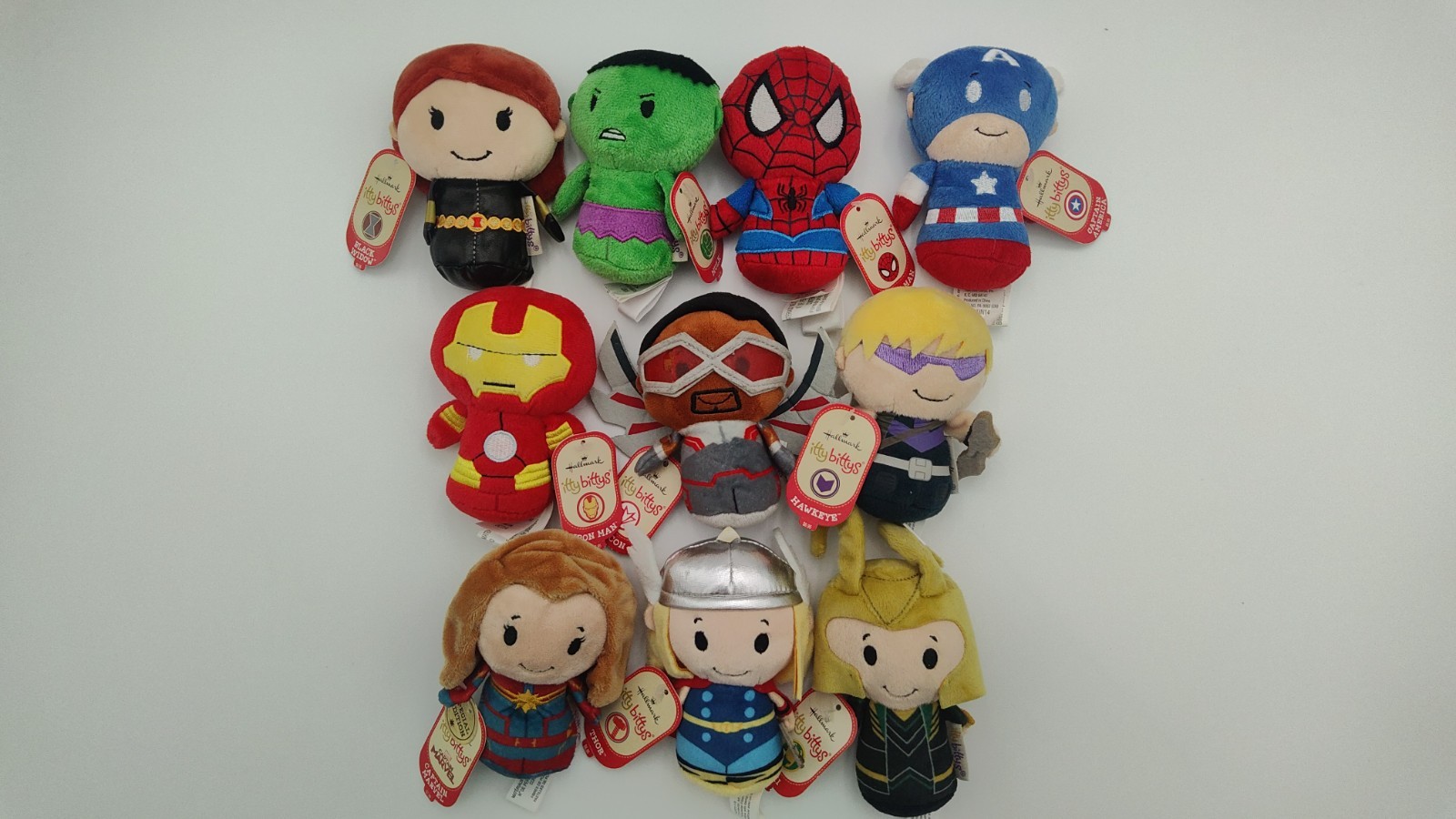 Ultimate Hallmark Marvel Itty Bittys 10pc Collection - Complete Superhero Lot