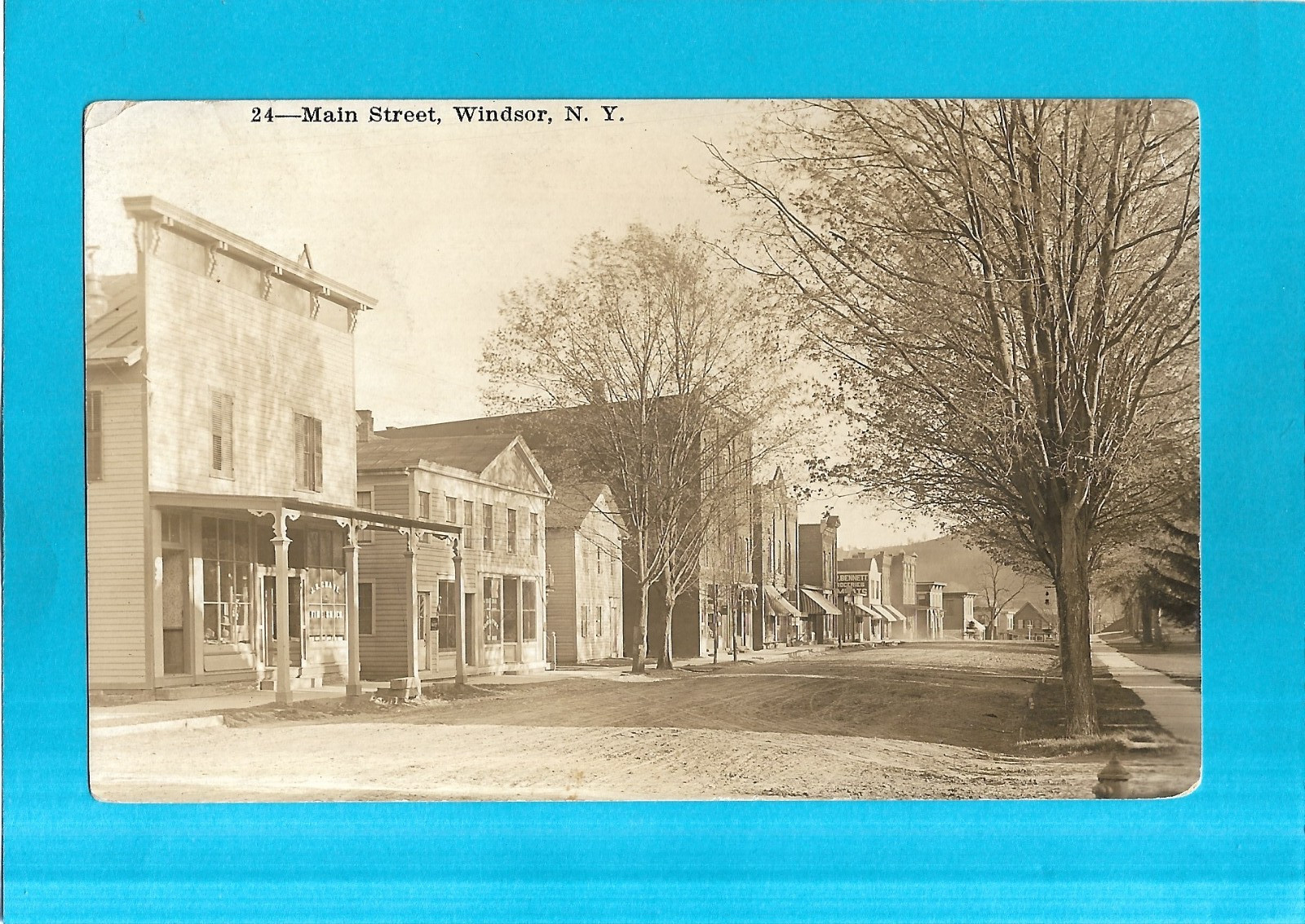 Vintage Photo Postcard-Main Street, Windsor, New York