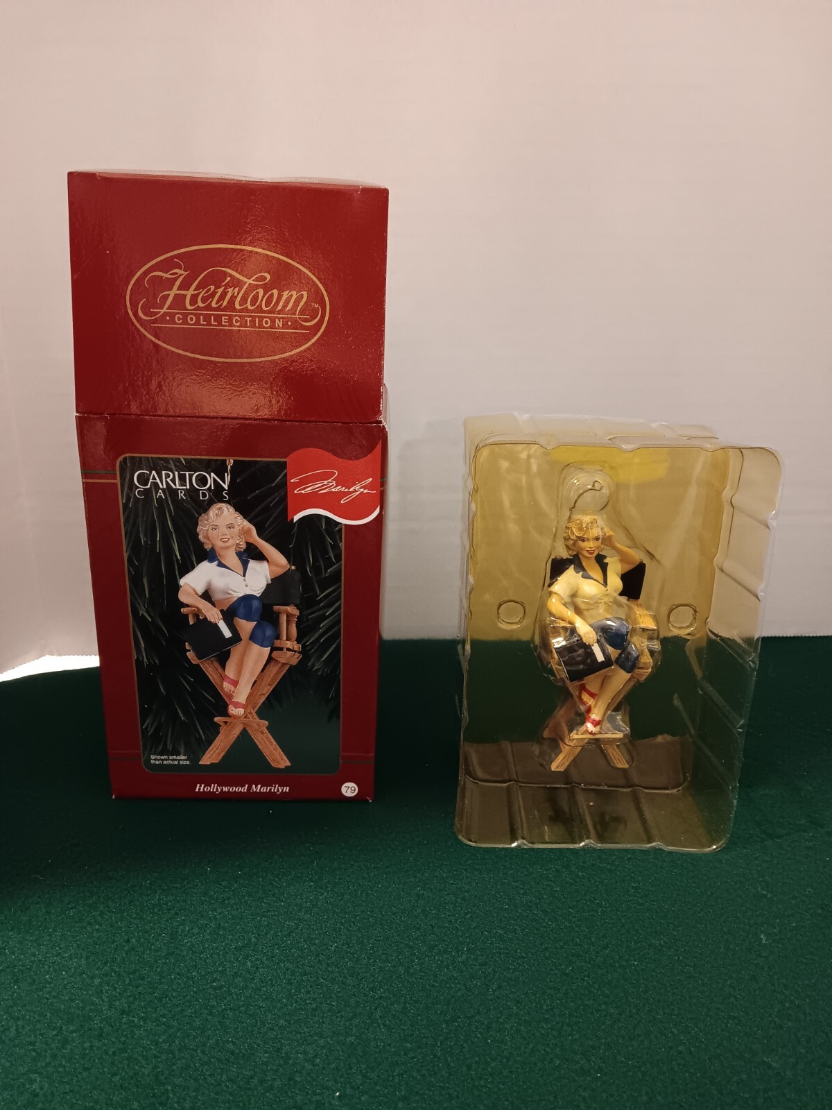 Carlton Cards Hollywood Marilyn Monroe Christmas Ornament 1999