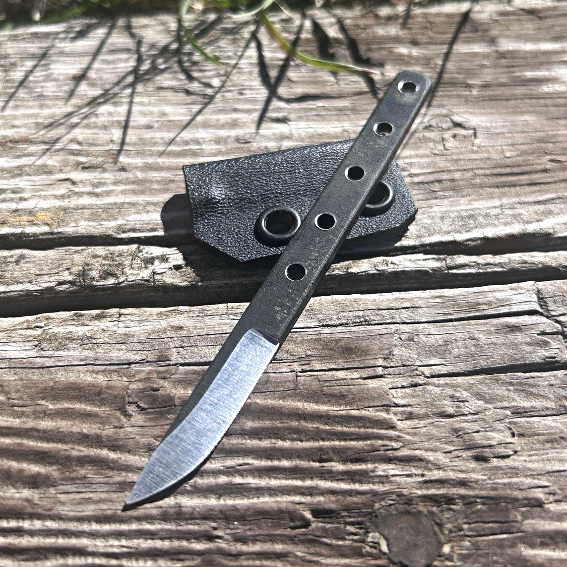 Mini EDC Fixed Blade Knife Full Tang scalpel Plain Edge  2in w/Sheath
