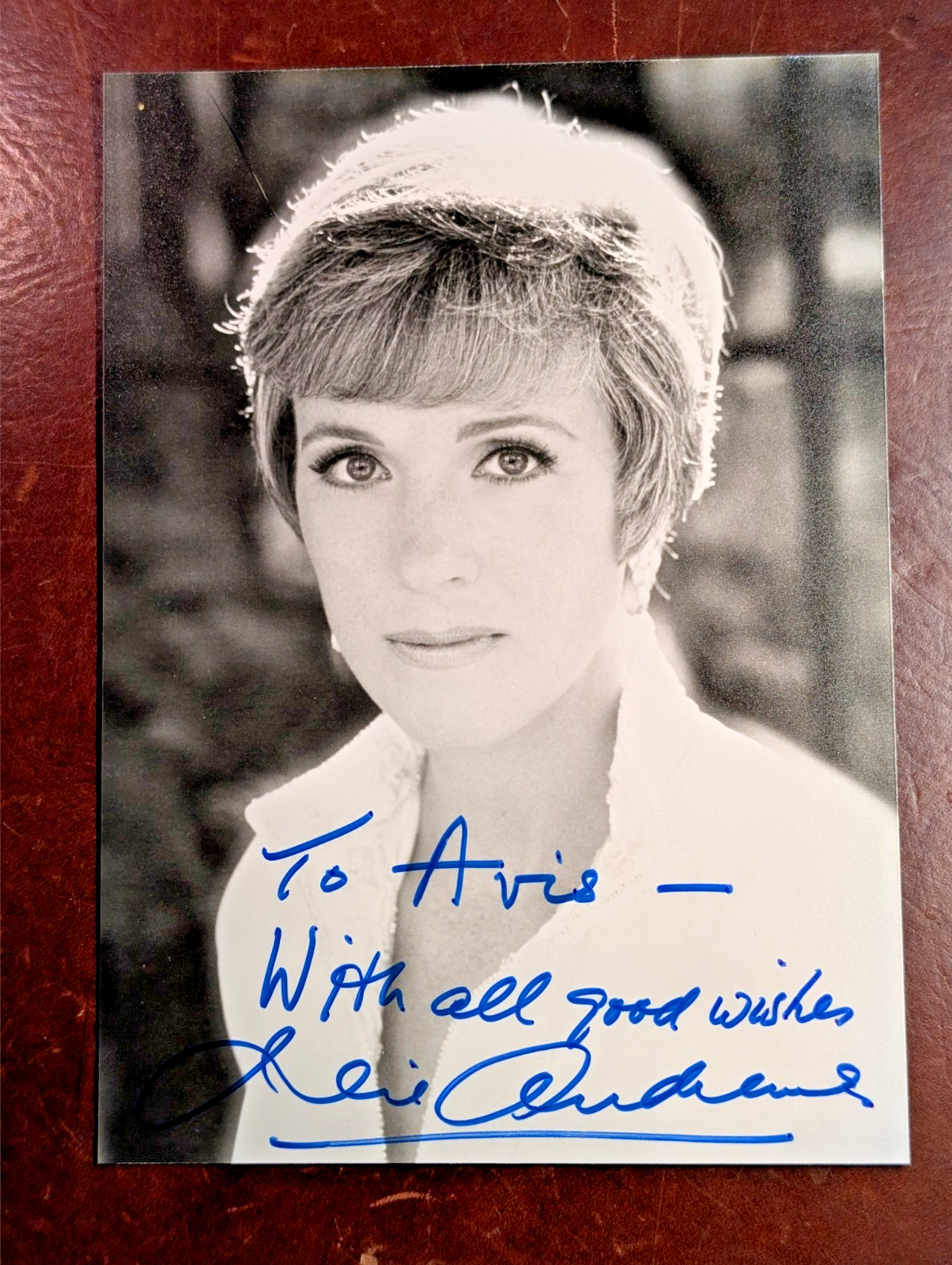 Julie Andrews hand signed 7x5 photo - Mary Poppins, The Sound of Music, Shrek
