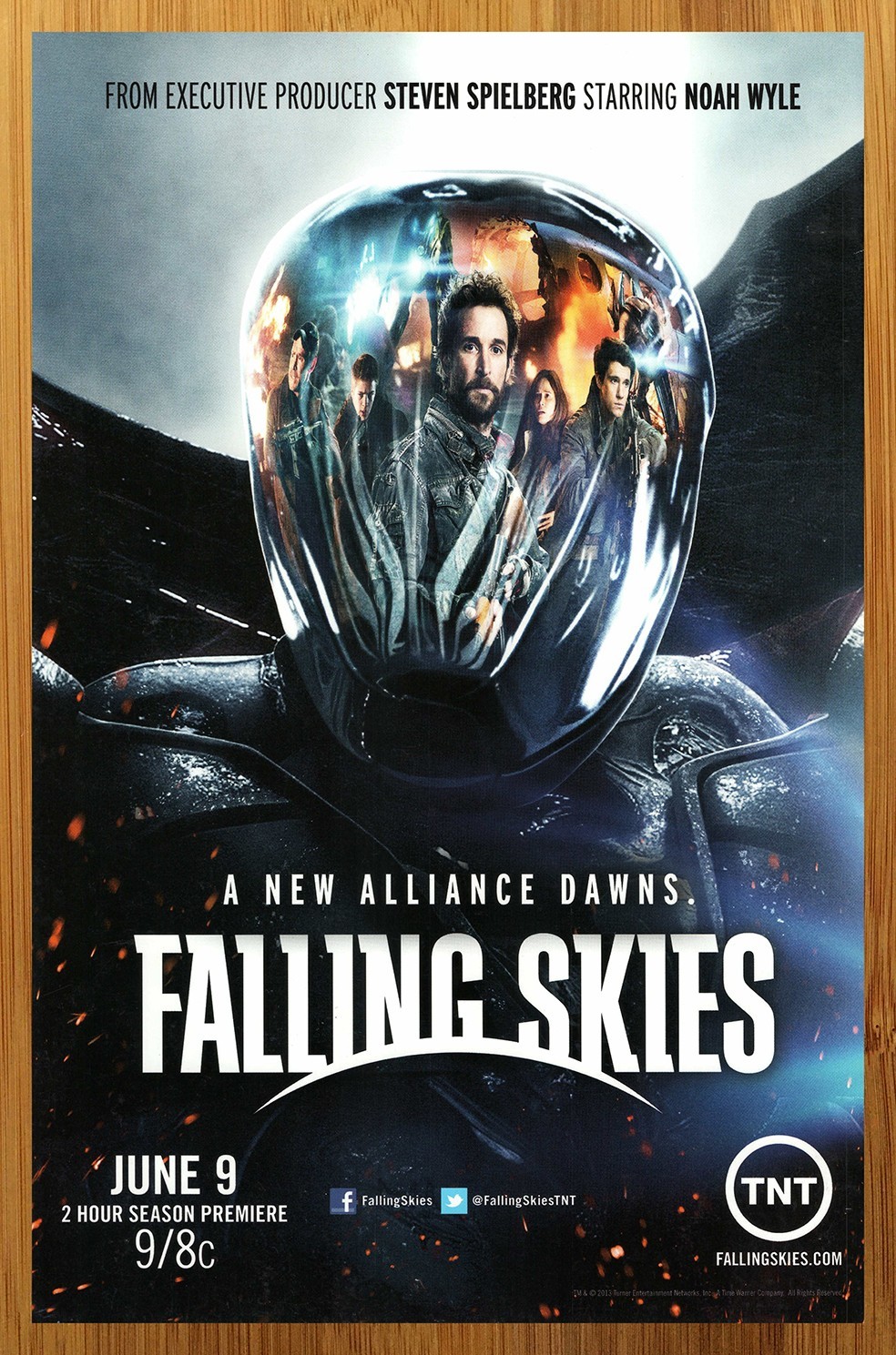 2013 Falling Skies TV Series Print Ad/Poster Official Noah Wyle Sci-Fi Promo Art
