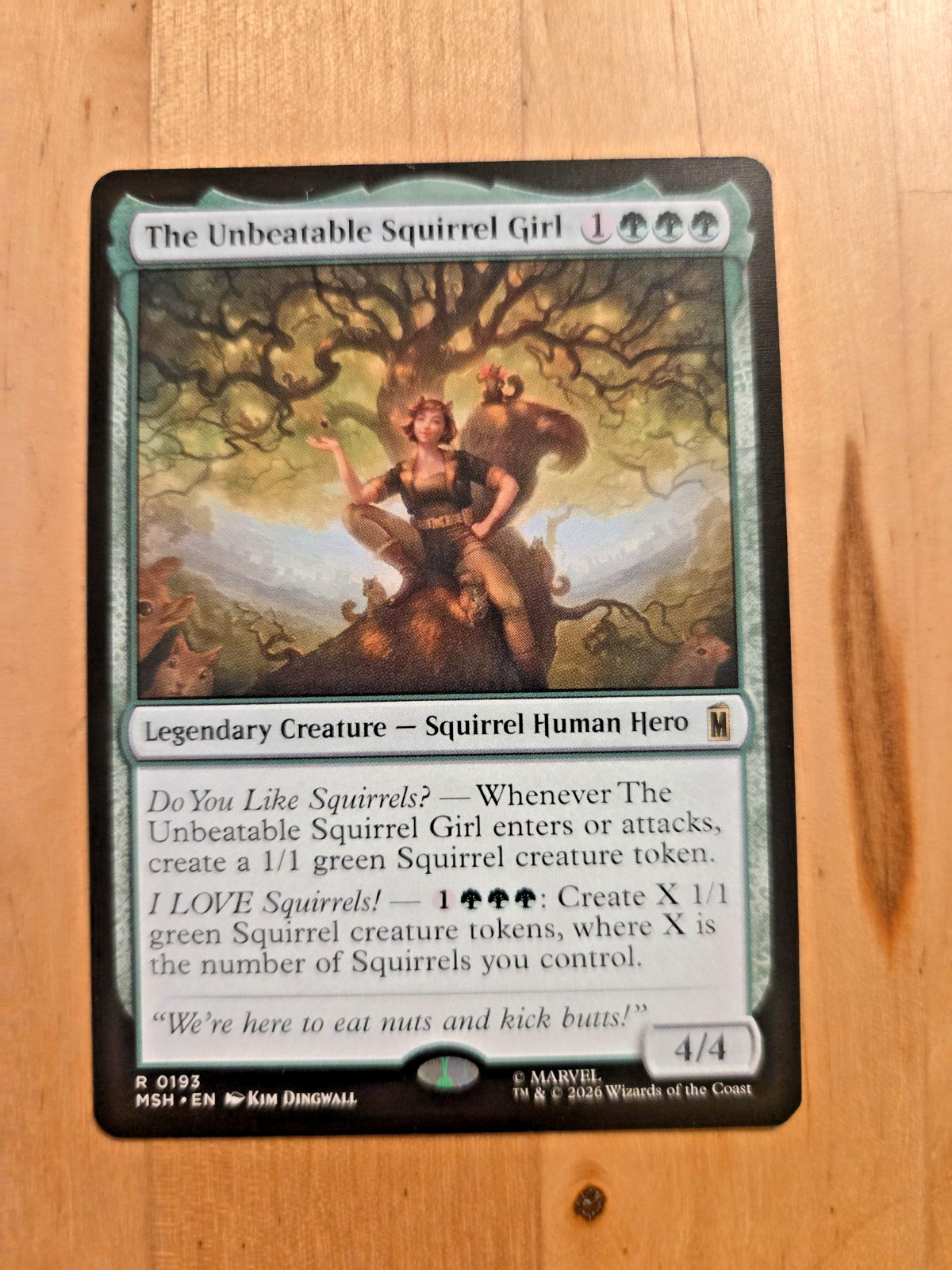 The Unbeatable Squirrel Girl - MTG Marvel Super Heroes - NM