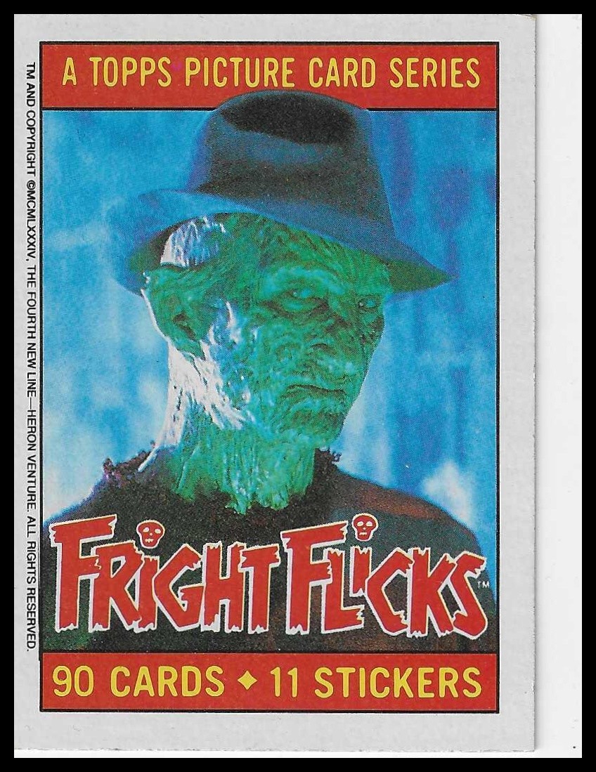 1988 Topps Fright Flicks - Pick Your Card 