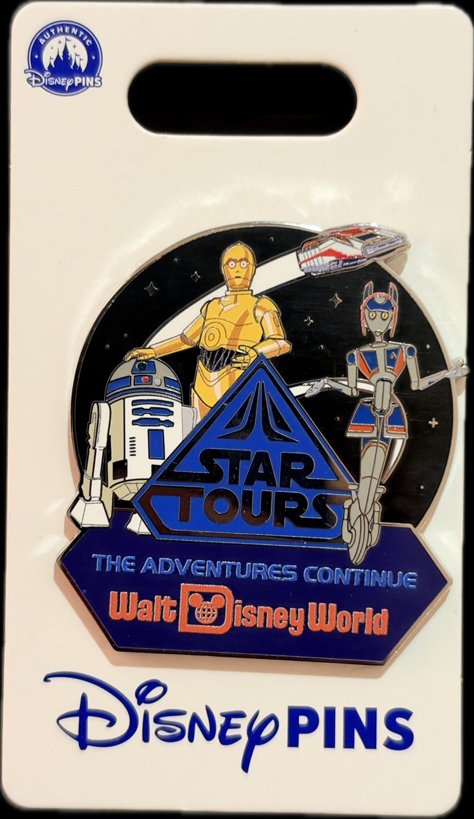 2026 Walt Disney World Parks Star Wars Star Tours C-3PO R2-D2 OE Pin