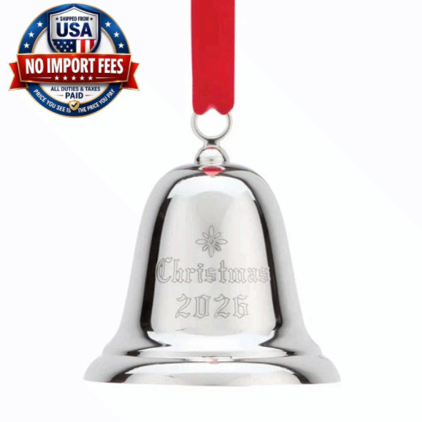 2026 42nd Annual Reed & Barton Christmas Bell Ornament 100012501 Freeship fromUS