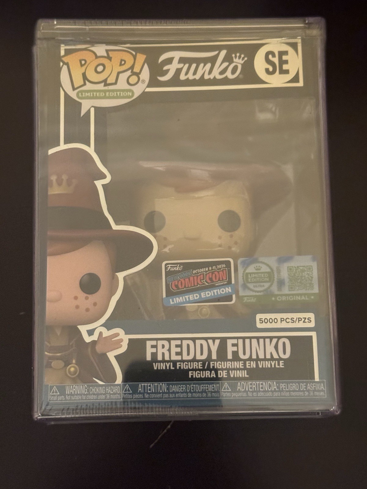 Funko Pop Ultra Pop Freddy Funko Wizard LE5000 NYCC 2026 Con Sticker In Hand