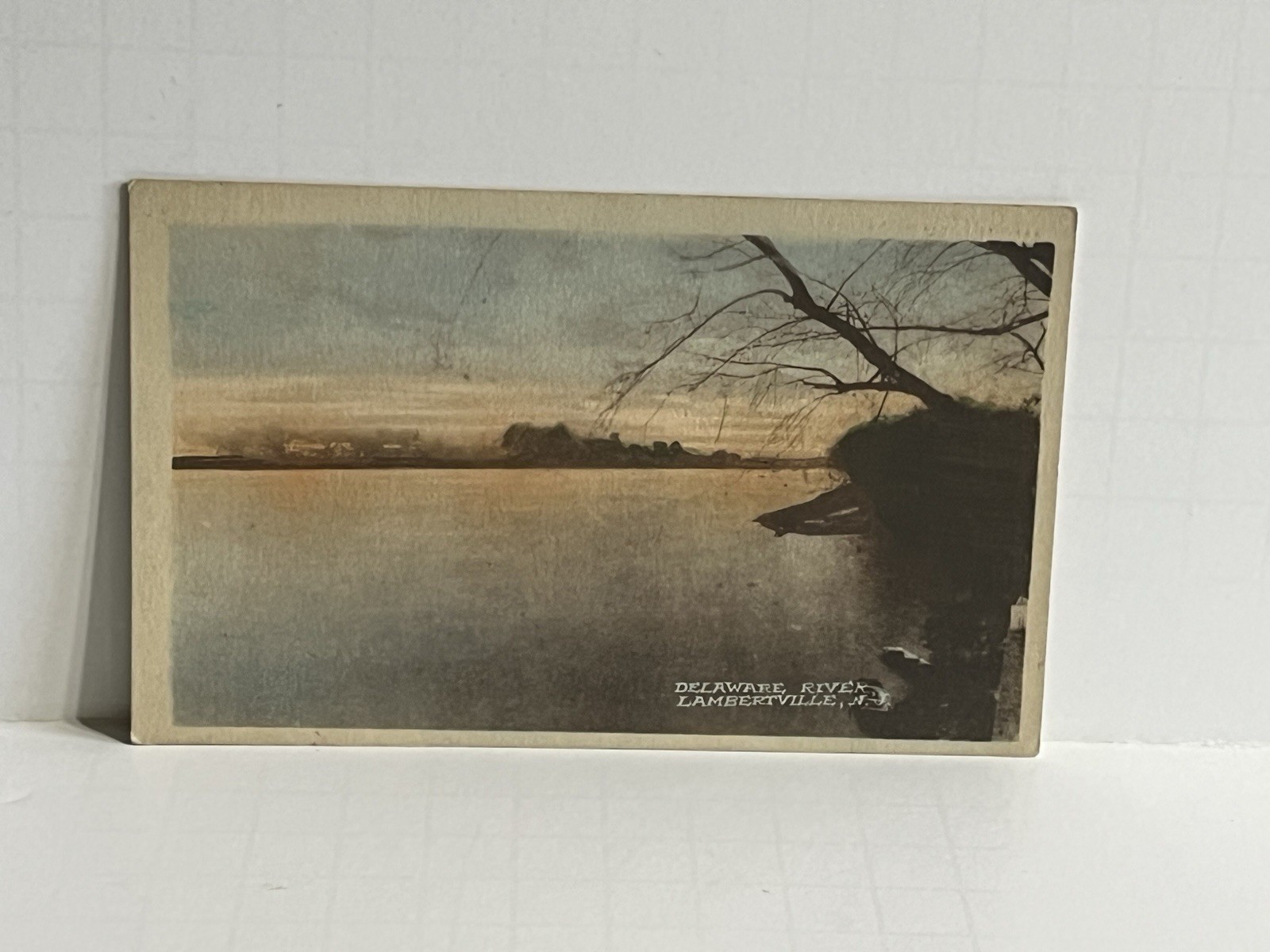 Lambertville New Jersey NJ Delaware River Postcard A68