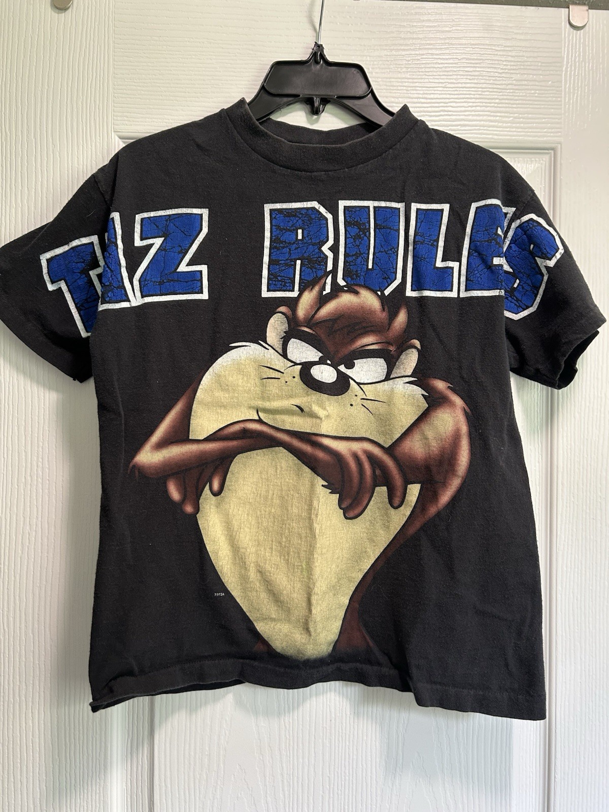SUPER RARE VTG 1997 Looney Tunes Rules All Over Print T-Shirt Youth SZ 14/16 XL