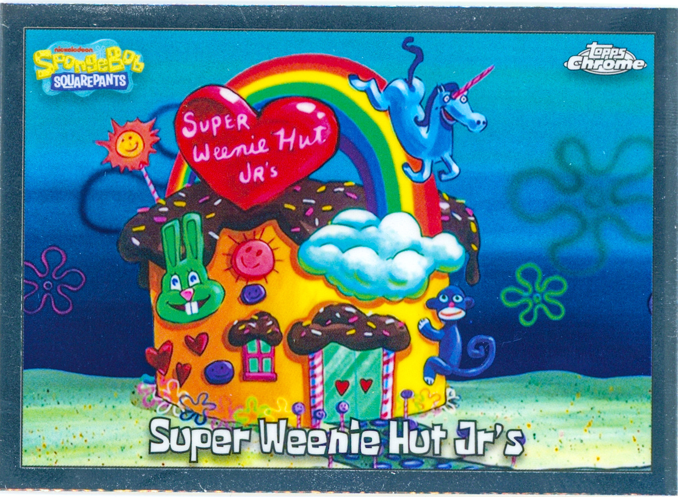 Topps Chrome Spongebob 2025 | Super Weenie Hut Jr's | 50