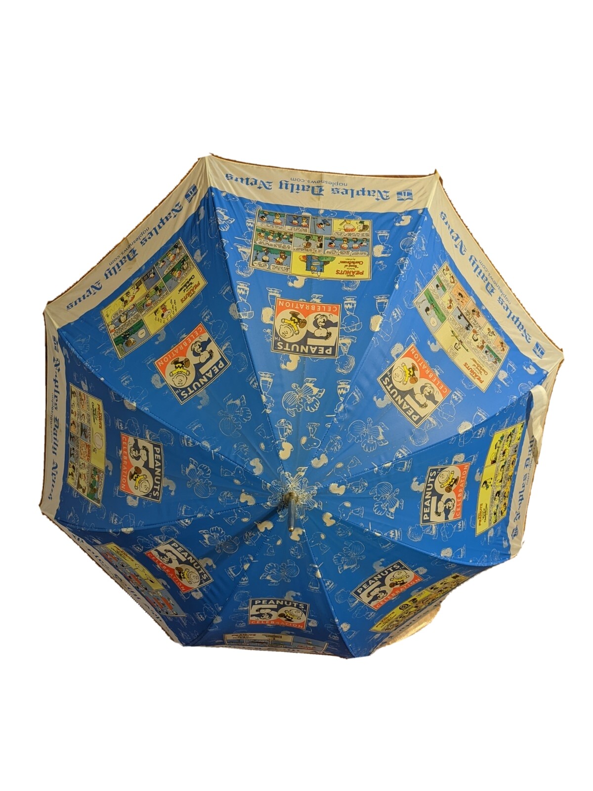 50th Anniversary Peanuts Celebration Umbrella Naples Daily News Charlie Brown