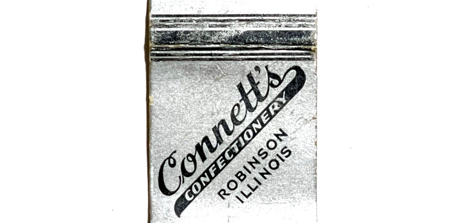 ROBINSON, IL 1930\'S- CONNETT\'S CONFECTIONARY, ILLINOIS, ILL. MATCHBOOK COVER