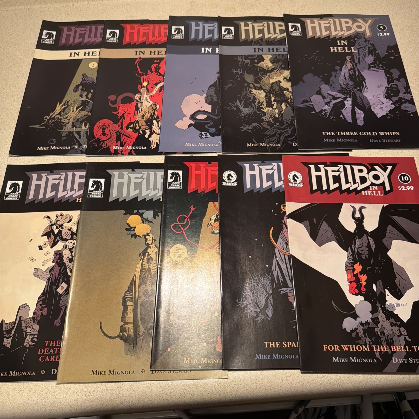 Hellboy In Hell 1-10 | 2012-2016 10 Issue Set | Bagged and Boarded