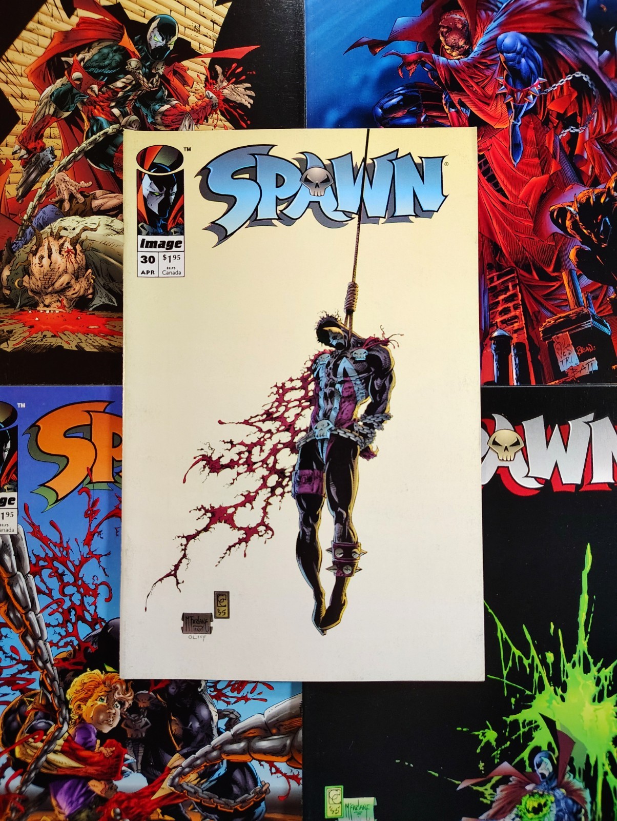 SPAWN (lot of 6) #25 26 27 28 29 30 NM  1st prints Image \'94-\'95 Todd McFarlane