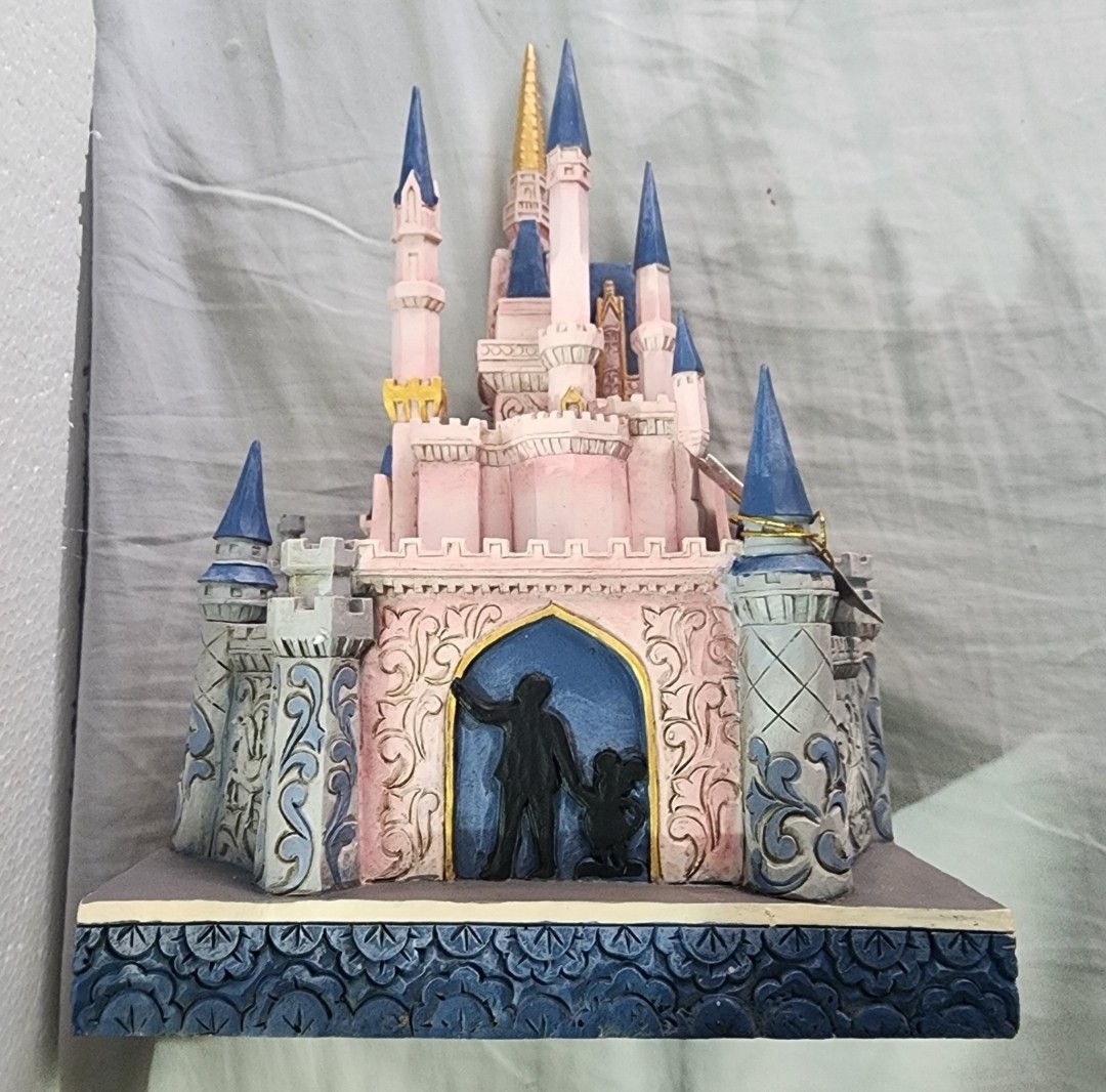 SIGNED Disney Traditions Cinderella Castle Jim Shore 50th Anniversary WDW 