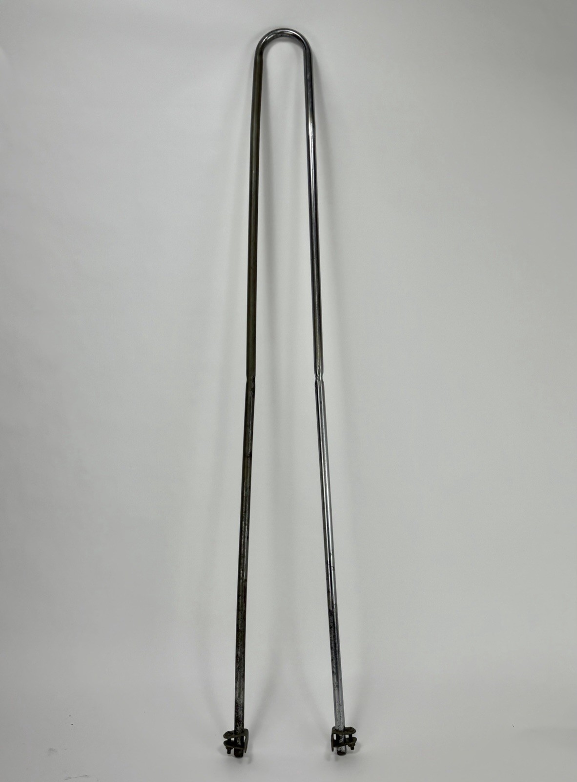 Vintage Huffy Rail Slingshot Tall Sissy Bar Banana Seat Muscle Bike 47 in Silver