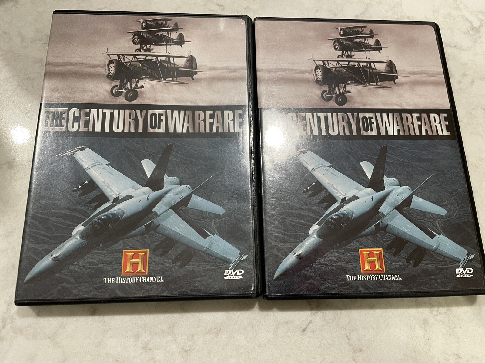 THE CENTURY OF WARFARE DVD DISCS SET FROM HISTORY CHANNEL IV & V Discs
