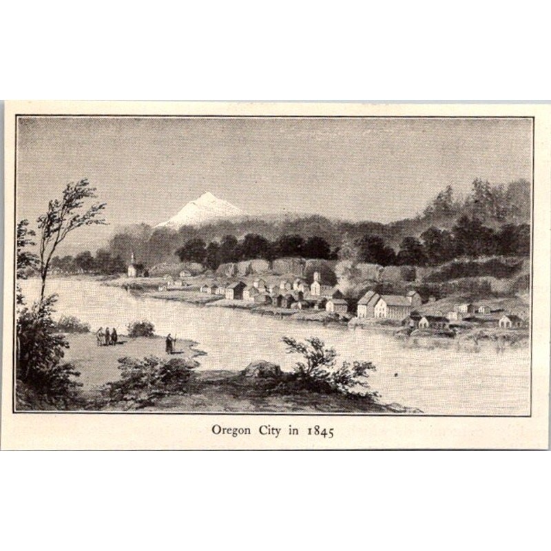 Oregon City in 1845 1903 Clipping SAI6-4