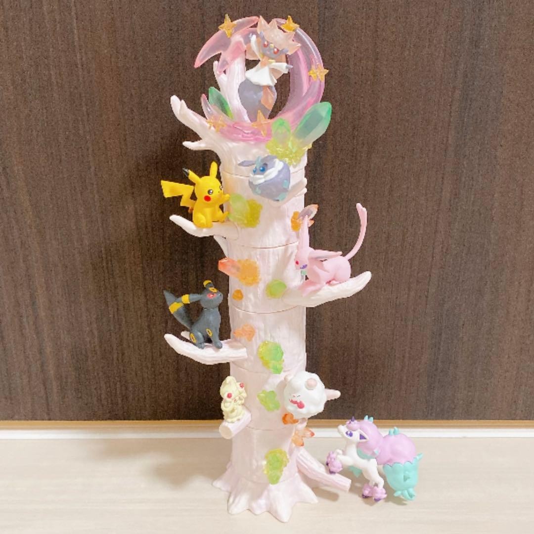 Re-Ment Pokemon Forest 6 Mystical Place Complete 6 Figure Set