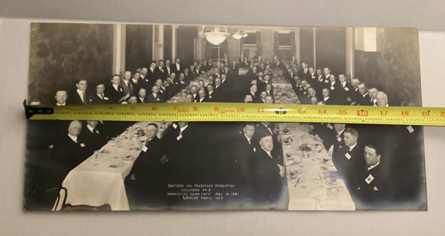 Vintage Original Photo Southern California Passenger Assoc. Los Angeles